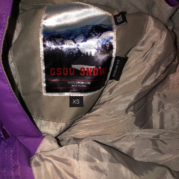 GSOU SNOW Women Ski pants snowboarding Bibs xs - Picture 4 of 7